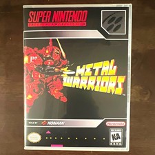 Konami Metal Warriors SNES 1995 NTSC-U/C Action Adventure Fighting *Original