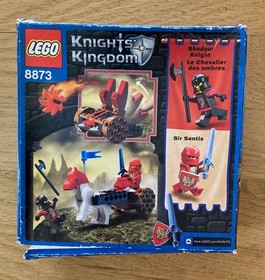 Lego Castle: Knights Kingdom Fireball Catapult - 100%  w/ Catalog & Box (dented)