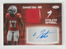 2026 SAGE Carnell Tate Rookie Auto Autograph PATCH Jersey Titans Card !!!