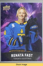 2025-26 Upper Deck PWHL Showcase Purple /250 Renata Fast #3 READ 2d8