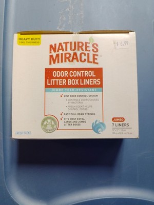 Nature's Miracle Order Control Litter Box Liners