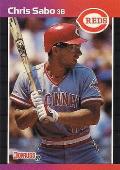 1989 Donruss #317 Chris Sabo