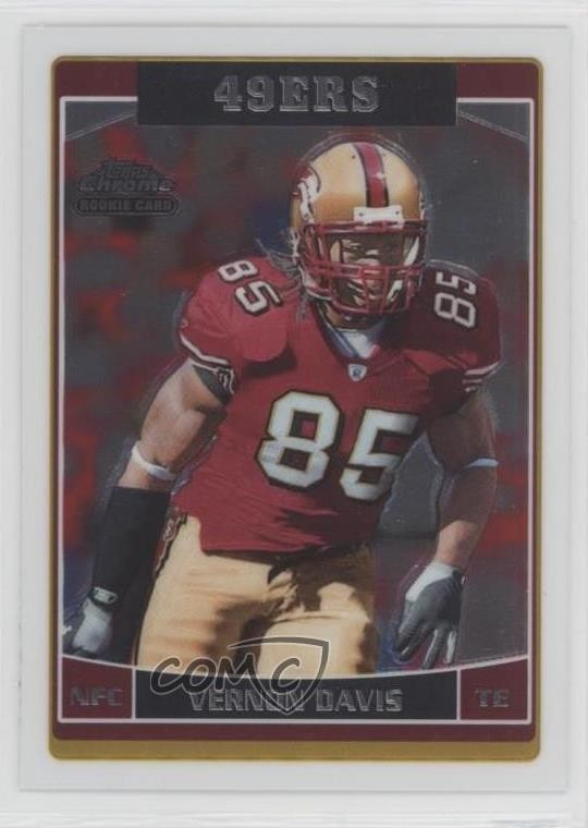 2006 Topps Chrome Vernon Davis #234 12g7