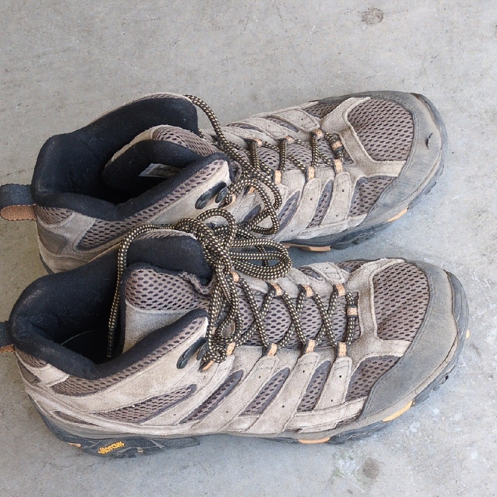 Scarpe da trekking uomo Merrell Moab Ventilator Mid Vibram taglia 10