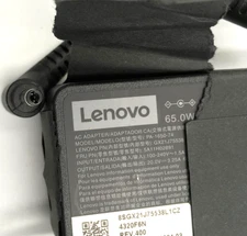 NEW OEM Lenovo 20V 3.25A 65W Charger AC Adapter  PA-1650-74 Black Tip Round