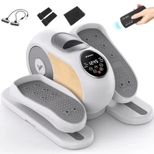 MERACH UNDER DESK ELLIPTICAL ELLIPSE LEG EXERCISER REMOTE CONTROL - WHITE