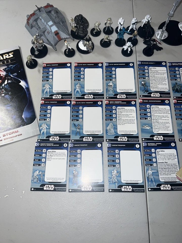 Star Wars Miniaturas Batalla de Hoth Escenario Pack Magos de la Costa Sin Caja  Foto 3 de 4