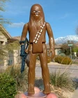 NICE 1977 Chewbacca Taiwan COO DEEP BLUE EYES w/Bowcaster Vintage Star Wars