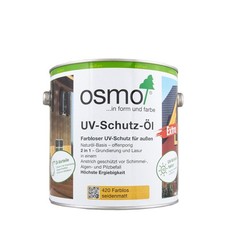 Osmo UV-Schutz-Öl 420 extra farblos seidenmatt 2,5L Holzschutzlasur, Holzlasur a