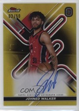 2022 Topps Finest OTE Overtime Elite Gold Refractor 3/50 Johned Walker Auto 0nr3