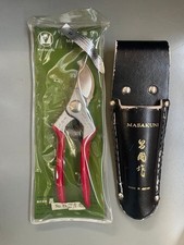 Masakuni No.8210 White Finish Pruning Shears Case Unused Japan
