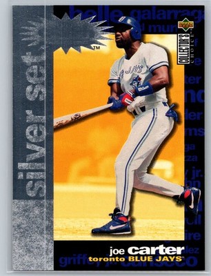 1995 Collector's Choice #CR5 Joe Carter You Crash the Game Silver Exchange