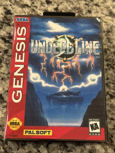 Undead Line (Sega Genesis, Palsoft) Action & Adventure, MA-13, 1 Player