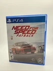 Need for Speed Payback PlayStation 4/CIB/tested/working