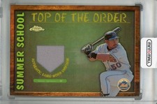 2002 Topps Chrome Benny Agbayani Summer School Top Order Relics
