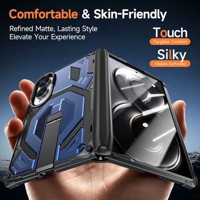 Fr Samsung Galaxy Z Fold8 Ultra/7 Magnetic Shockproof Kickstand Hinge Guard Case