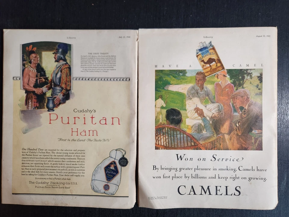 LIBERTY MAGAZINE VINTAGE 1928 AMERICAN SHORT STORIES, GREAT ADS, EPHEMERA GD Foto 2 de 4