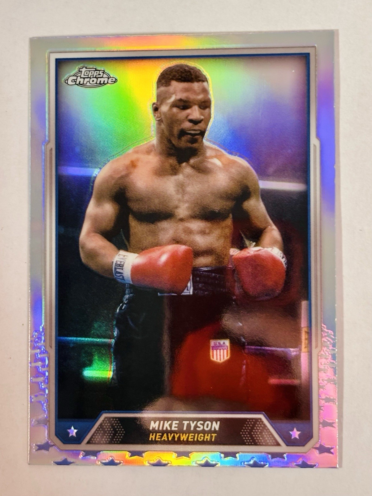2024 Topps Chrome Boxing Mike Tyson ~Refractor~ #HOF 👨💥🥊 #35