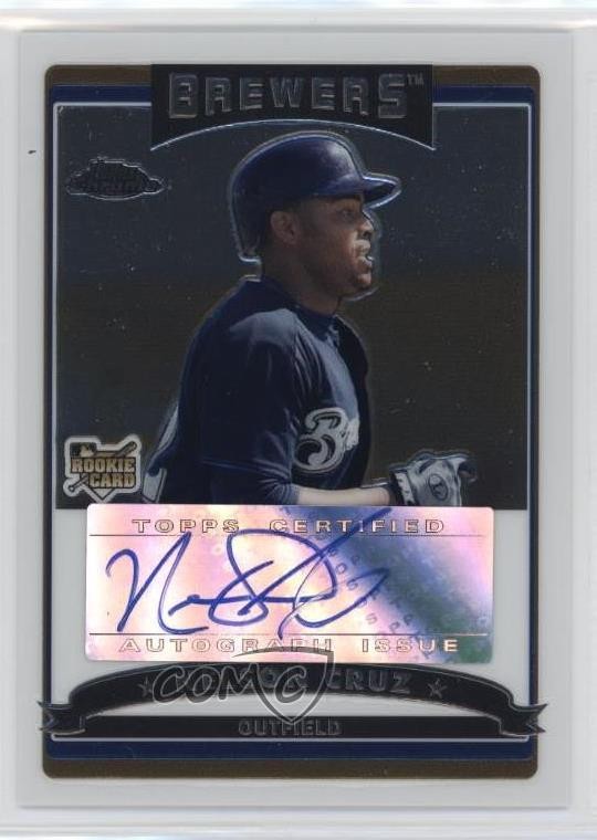 2006 Topps Chrome Nelson Cruz #346 Rookie Auto RC 0l61