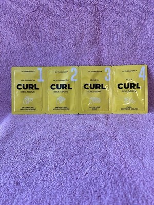 Therapispa CURL 4 Step Sample Pack. Set of 3. Brand New.