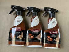Lot Of 3 Weiman Leather Conditioner Spray 12 Fl Oz Cars Furniture Shoes Care