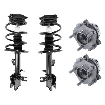 For Nissan Quest 11-17 Front Complete Strut Assemblies & Wheel Hub Assembly Kit