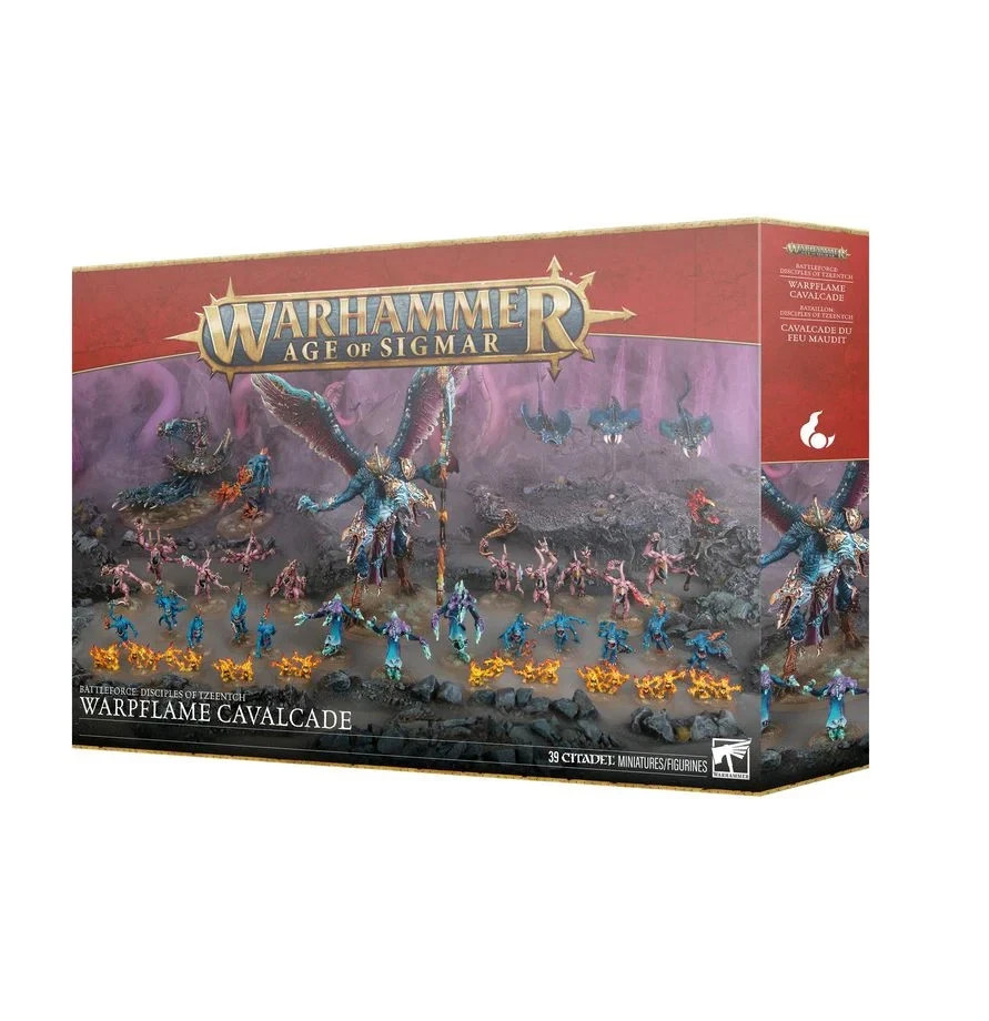 Warhammer Age of Sigmar -Battleforce: Disciples of Tzeentch – Warpflame Cavalcade - Deskové hry | Planeta Her