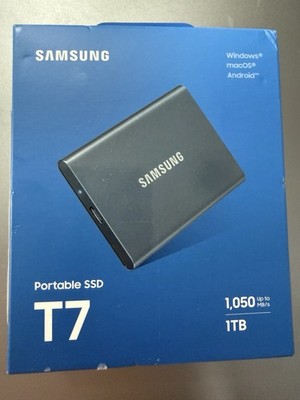 SAMSUNG SSD T7 MU-PC1T0T  Portable External SSD 1TB USB 3.2 Gen 2 tested 100% GH