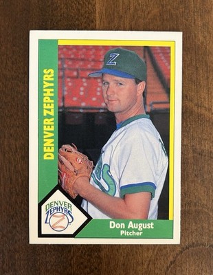 1990 CMC AAA - DON AUGUST #20 - Denver Zephyrs