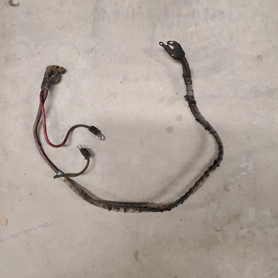 1971-74 Dodge/Plymouth B-Body 383-440 Original Positive Battery Cable "NOT Cut" - Image 2 of 4