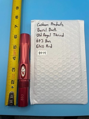 Custom Products Paintball Barrel Back Old Angel Thread 693 Bore Gloss Red