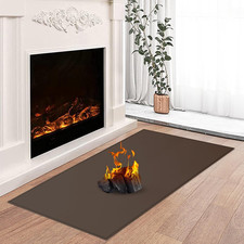 Hearth Rugs for Fireplaces Fire Resistant, 42 x 24 x 0.04 inch Fireproof Firepla