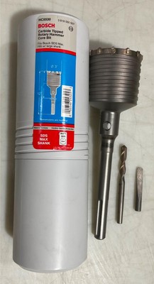 Bosch 3'' x 12'' Spline Shank SDS Max Carbide tipped Rotary Hammer Bit HC8530