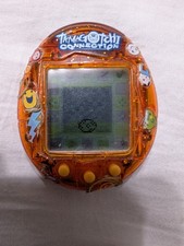 2004 TAMAGOTCHI V1 Connection Orange Glitter Clear Transparent