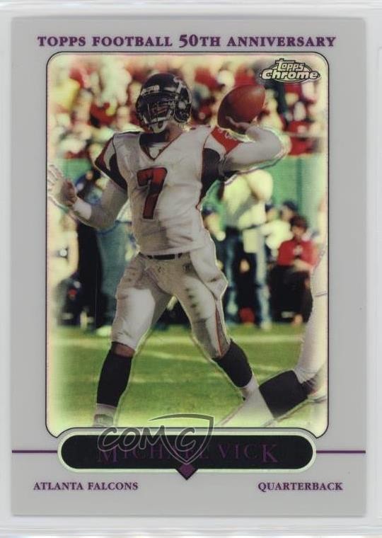 2005 Topps Chrome Refractor Michael Vick #23 h8k