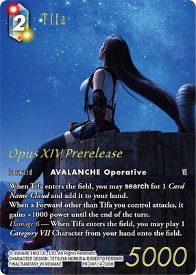 Tifa Full Art Foil - PR-097/14-120H - NM - Final Fantasy