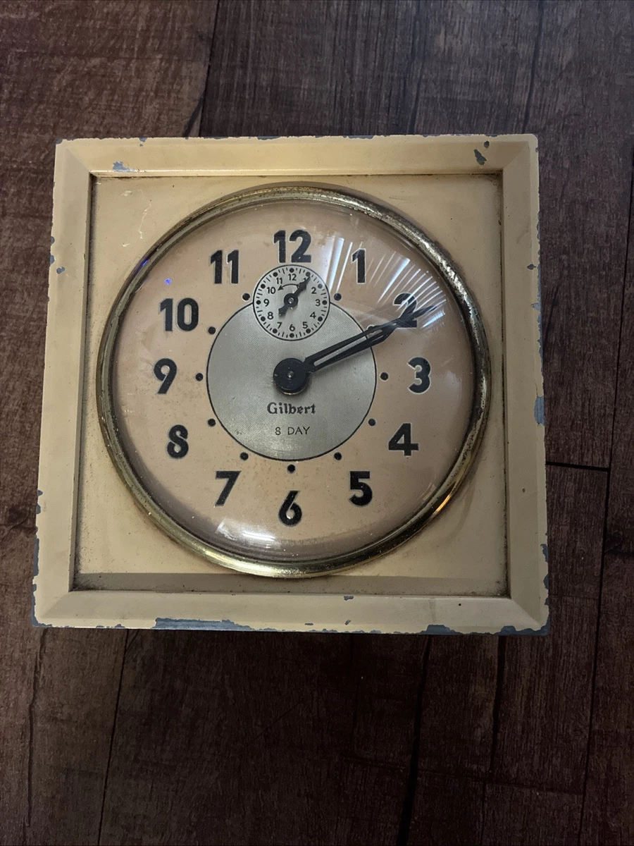 Gilbert 1807 Clock In Collectible Shelf & Mantel Clocks (Pre-1930