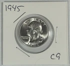 1945 Washington Quarter 90% Silver Bullion Uncirculated