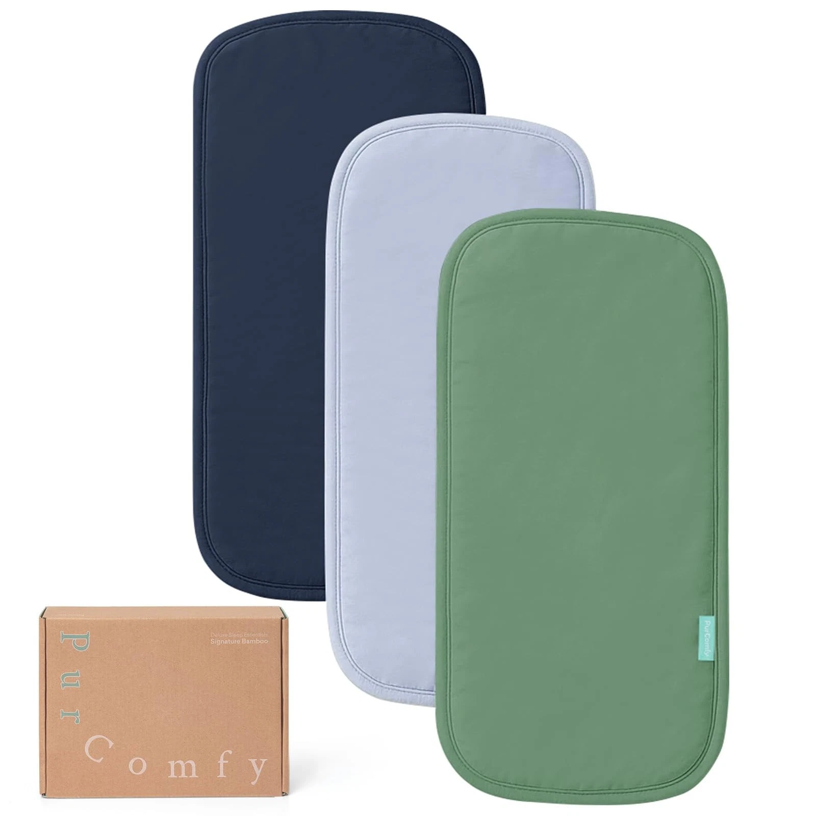 Supersoft Burp Cloths, Premium Bamboo Viscose Baby Burp Cloths, Absorbent & S...