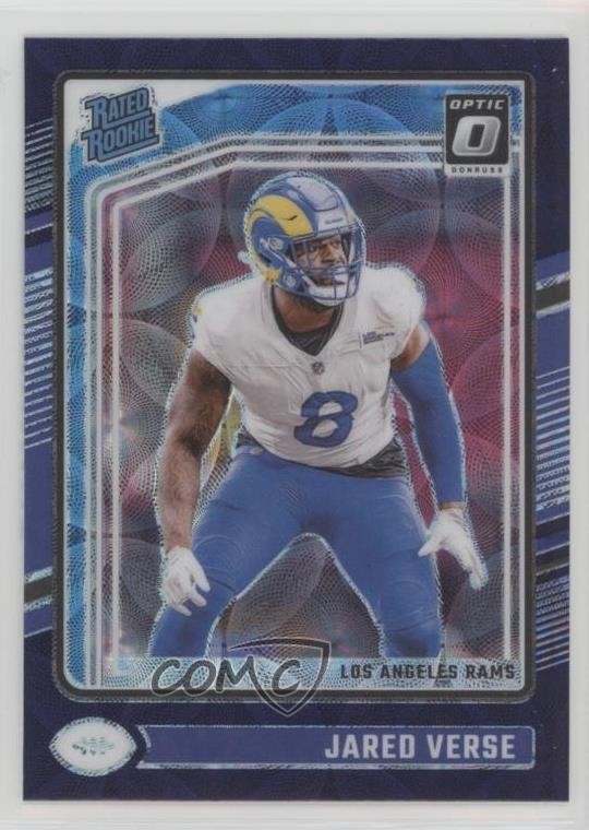 2024 Panini Donruss Optic Rated Blue Scope Prizm Jared Verse #242 Rookie RC 1k83