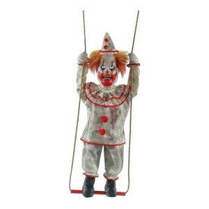 image is loading swinging happy clown doll animated halloween decoration