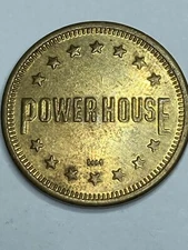 RARE POWER HOUSE ARCADE TOKEN - VISIT MY STORE FOR 1,000s OF DEALS ON TOKENS rf1