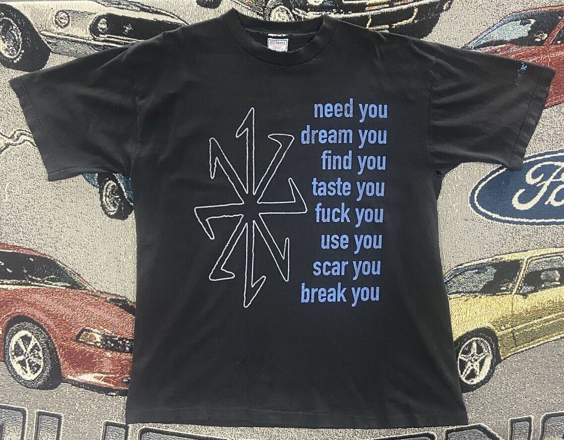 VTG 1994 Nine Inch Nails NIN The Downward Spiral Band Tour VTG 1994 Nine Inch Nails NIN The Downward Spiral Band Tour