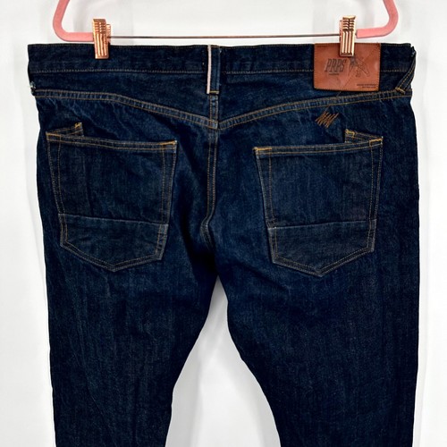 PRPS Jeans Men's Sz 40 Blue Regular Selvedge Demon Fit Button Fly Skinny Leg - Picture 9 of 15