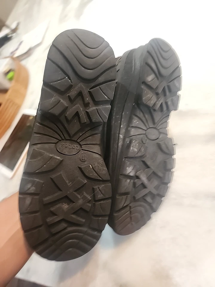 托特包 Thermolite 绝缘防水棕色冬季雪地靴男式 11M 码 — 第 3/4 张图片