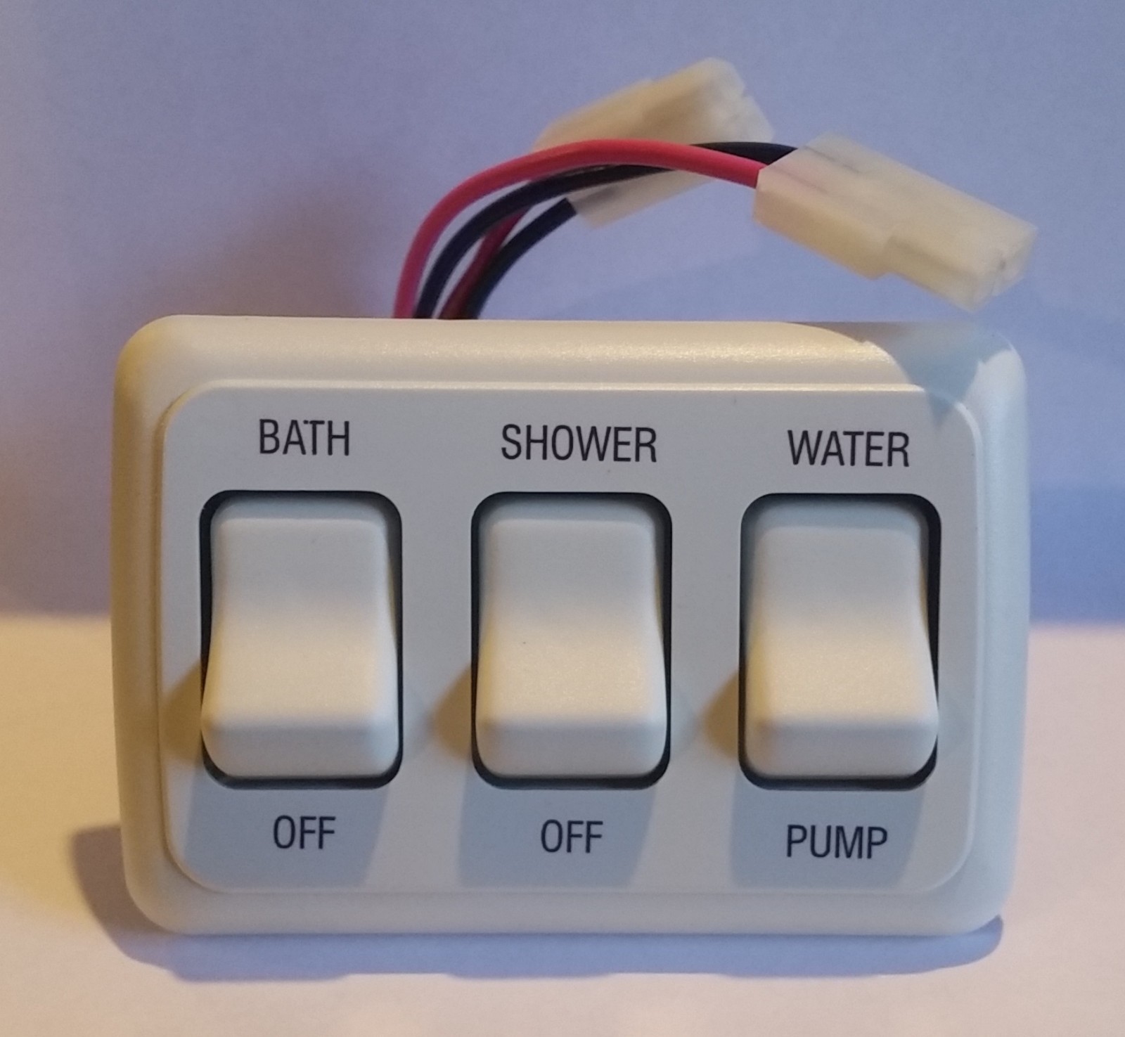 *NEW* ATC BATH SHOWER WATER PUMP WALL ON/OFF SWITCH CAMPER SWITCH TRIO ...