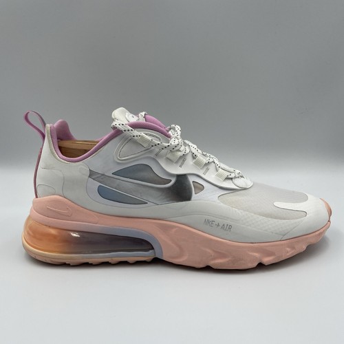 Nike Air Max 270 React CZ8131-100 Lace Up Sneaker Women’s Size 8.5 Pink Purple - Picture 2 of 14