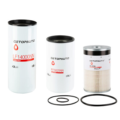 Oil Change Kit Fits For Cummins LF14000NN FF5825NN FS19765 