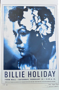額装品/タウン ホール ニューヨーク1946/ビリーホリデー/アートポスター Billie Holiday Poster | eBay