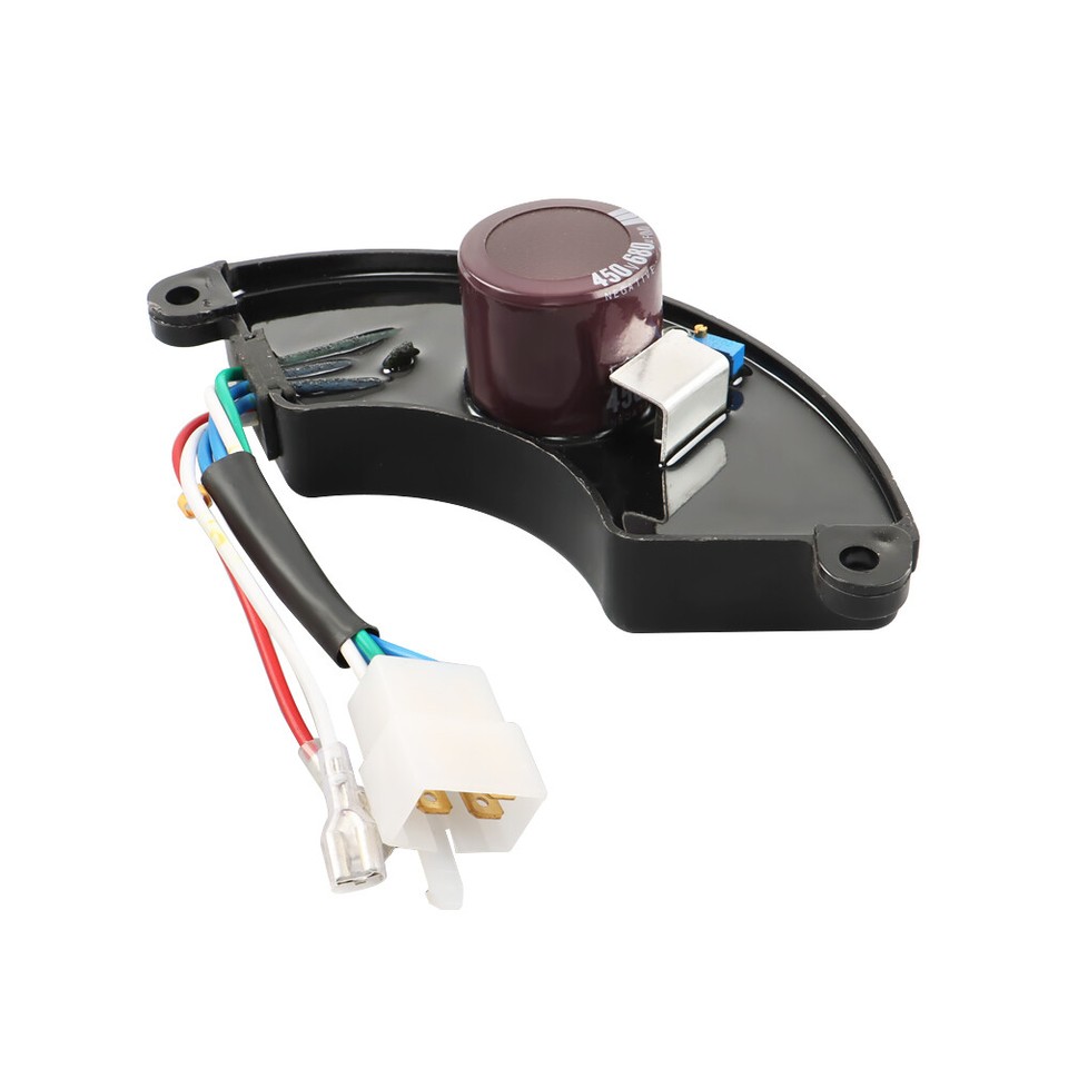 Regolatore Automatico Di Tensione AVR, 380V Forma Di Arco Per 5KW-6.5KW Generatore Elettrico A Benzina Nero, Regolatore Di Tensione Avr Con Uscita - Foto 6